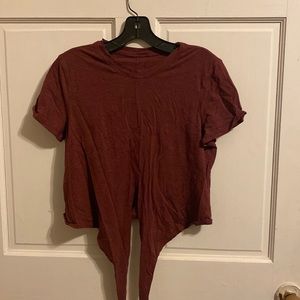 Lululemon crop tie shirt